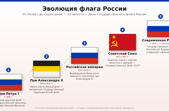 Гордо реет триколор: история флага России